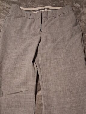 Editor Express Design Light Gray Women's Dress Pants Bootcut Slim